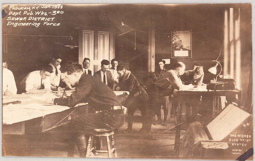 The Paducah Sewer District Engineering Force, 1923